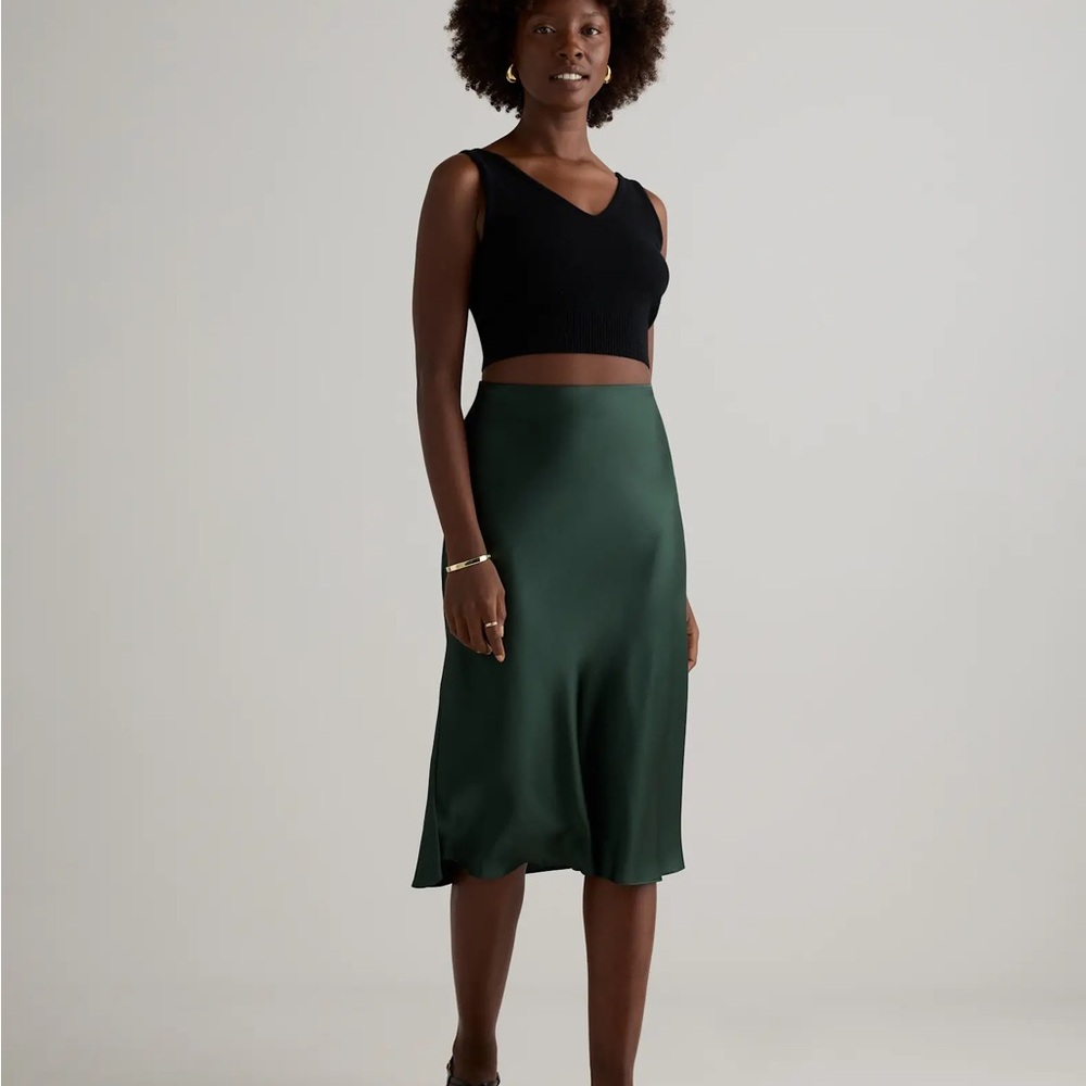 Quince 100% Silk Skirt - Washable! - Picture 6 of 8